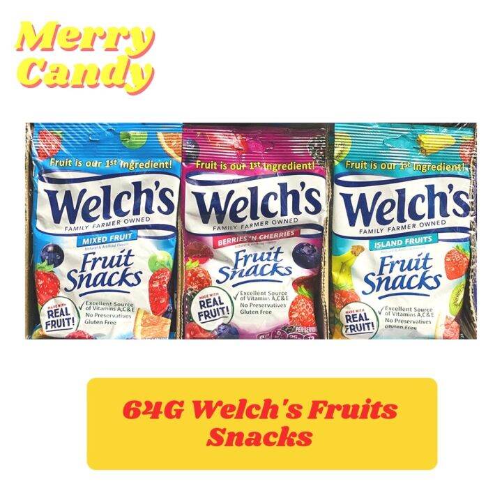 64G Welch's Fruits Snacks BIG Version (Berries 'N Cherries Island
