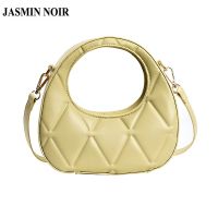 กระเป๋าถือ Jasmin Noir ลายสก๊อต เรียบง่าย สําหรับผู้หญิง