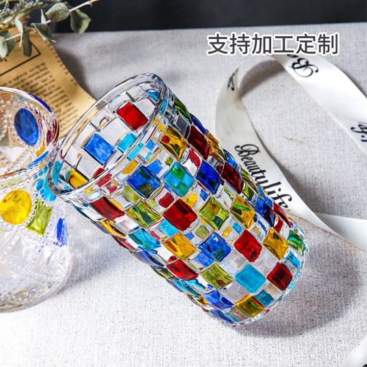 italian-painted-glass-striped-crystal-whiskey-designer-with-the-same-style-of-xiaohongshu-net-red