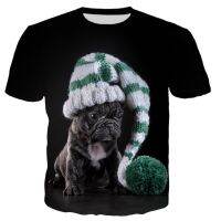 2023 Multi Size New French Bulldog 3d Printed T Shirts Mens Womens Harajuku Style Street Style Oversized Street Style Tops Clothing