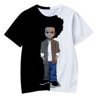 The boondocks ฤดูร้อนเสื้อยืดผู้ชายผู้หญิงลำลองแฟชั่นขนาดใหญ่ O-คอ TEE เสื้อ streetwear การ์ตูนอะนิเมะ3D พิมพ์ท็อปส์เด็กประเดิม