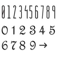 CONSCIENCESTORE62RE6ความสูง10ซม./7ซม. ตัวยึดติดที่ทันสมัยตัวเลข0-9ป้ายตัวเลขที่อยู่ป้ายสติ๊กเกอร์ตัวเลขบ้านเลขที่ป้ายป้ายแขวนประตูป้ายเลขที่แผ่นป้ายติดประตู