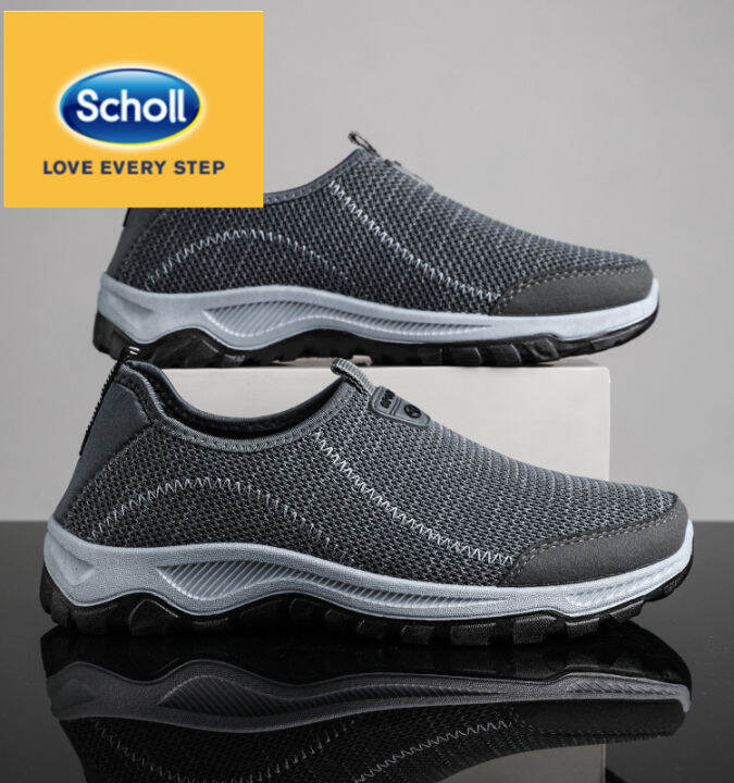 สกอล์-scholl-รองเท้าสกอลล์-scholl-รองเท้า-scholl-รองเท้าแตะแฟชั่นครึ่งเพนนี-ผู้ชายloafersสบายรองเท้าเปิดส้นรองเท้ากีฬาผู้ชายรองเท้าน้ำหนักเบารองเท้าผ้าใบผู้ชายรองเท้าผ้าใบระบายอากาศผู้ชาย-รองเท้าผู้ชา