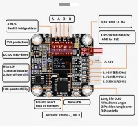 Servo closed loop stepper motor controller Emm42 V4.2 close loop PCBA board Nema17 stepping driver servomotor CNC machine parts