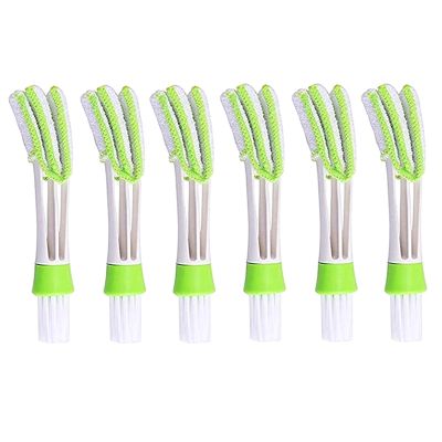 6Pcs Duster for Car Air Vent Automotive Air Conditioner Cleaner Brush Dust Tool for Keyboard/Window/Fan