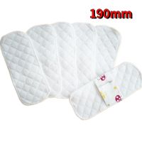 2Pcs/lot 190mm Reusable Washable Menstrual Pads Cotton Pad Sanitary Pads Cloth Soft Panty Liner Women Napkin Feminine Hygiene Cloth Diapers