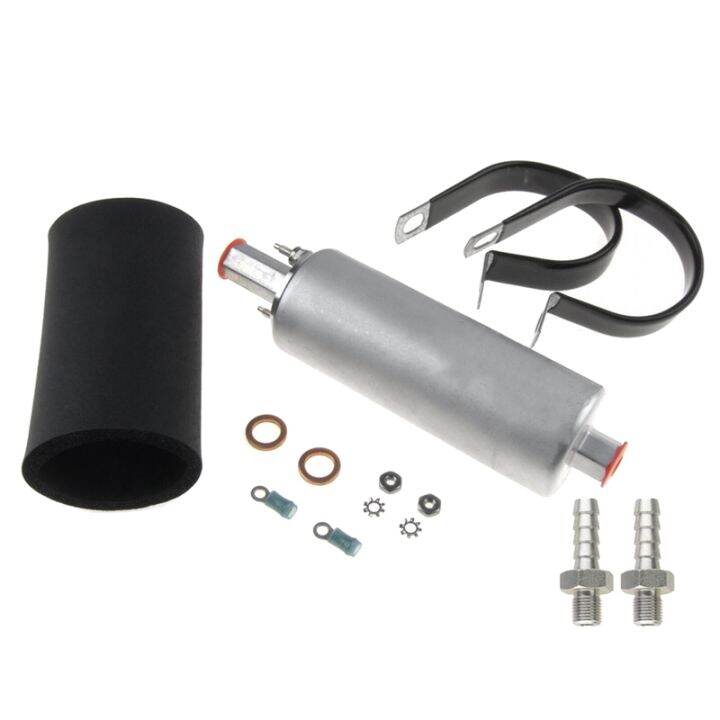 new-universal-high-flow-amp-pressure-external-inline-255lph-fuel-pump-gsl392-with-install-kit