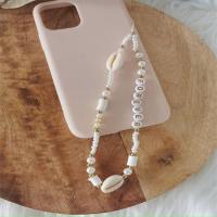 Mobile Phone Lanyard Cellphone Strap Phone Charm Pearl Phone Chain Shell for Samsung Huawei iPhone Xiaomi Cell Phone Accessories