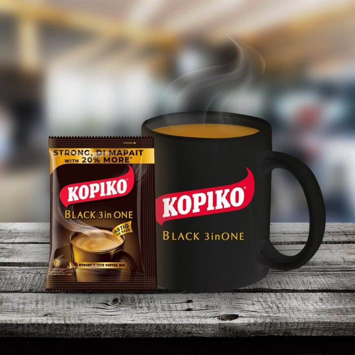 Coffee 3 in 1 Kopiko Black 10 Sachet Twin Pack Lazada PH