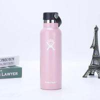แฟชั่น 304 2 แก้วน้ําน้อยฝาปิด Hydroflask ชั้น กีฬาป้องกันความร้อนระดับอาหารสไตล์อเมริกันแก้วน้ํา Pawing