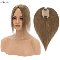 S-noilte Hair Toppers 6x9cm Women Topper Hair Clips Natural Hair Wig 100% Human Hair For Women Silk Base Clip In Hair Extensions Hair Accessories