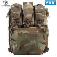 Tactifans 2022 New Adapt Plate Carrier Back Panel MOLLE YKK Zipper Banger For FCPC V5 Imported 500D Nylon Hunting Vest