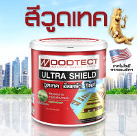 วูดเทค อัลตร้า ชิลด์ สีทาบ้าน อะครีลิคแท้ สำหรับภายนอกและภายใน WOODTECT Ultra Shield Pure Acrylic For Exterior&amp;Interior