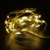 20pcs 2M 5M LED String Lights Silver Wire Christmas Garlands Festoon Led Fairy Lights Christmas Decorations for Home Room Tree