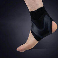 Shop Jung ผ้ารัดข้อเท้าซัพพอร์ต  ข้อเท้าพลิก  Ankle Support adjustable Brace รุ่น 000482 ( คู่) Black