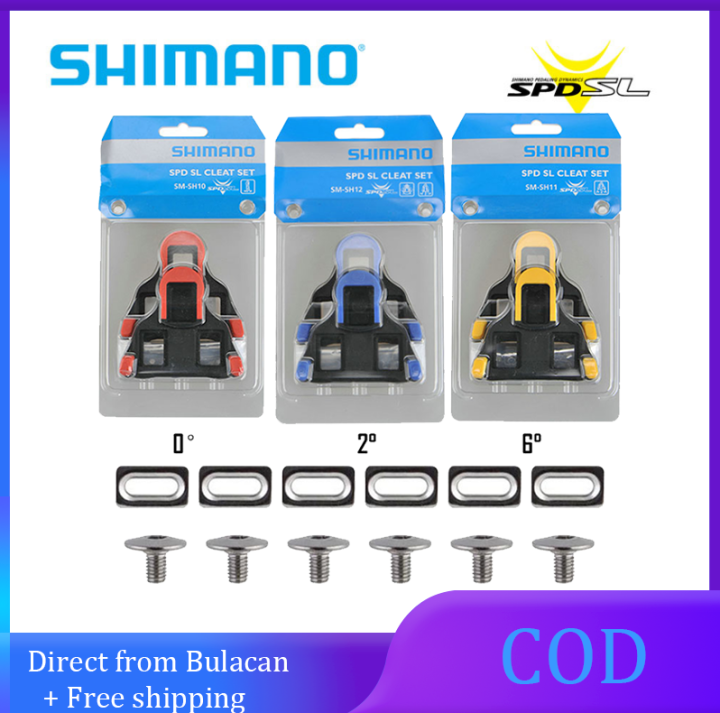 Pedals Blue Shimano Cleats Crank Brothers Cleats SPD-SL Cleats For