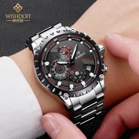 ---Fashion mens watch238814❀┅ Three eye six hand quartz watches steel men watch foreign trade sports watch in Europe and the luminous male table