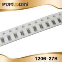 【Worth-Buy】 ตัวต้านทานชิป27โอห์ม0.25W ตัวตัวต้านทาน Smd 1206จำนวน100ชิ้น27r