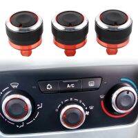 ✲▪❦ 3Pcs Car Switch Knob Heater Buttons A/C Cover Heat For Peugeot 206 207 Citroen C2 Black