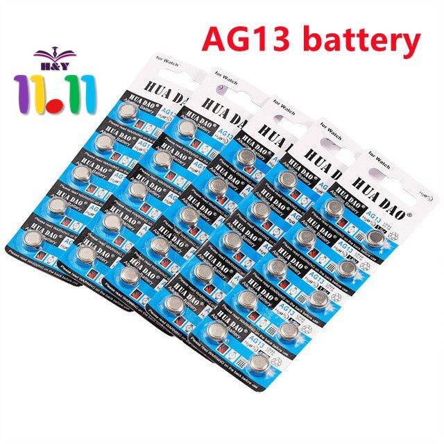 10 PCS 1.55V alkaline button electronic AG13 button battery Lazada PH