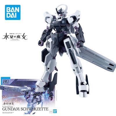 Bandai Gundam Model Kit Gundam Schwarzet Action Figure HG 1/144 The Witch Of Mercury Anime Figures Assembly Model Toys