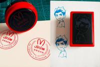 ▣ Rectangle stamp Custom photosensitive seal stamp personalized logo Self inking stamp custom
