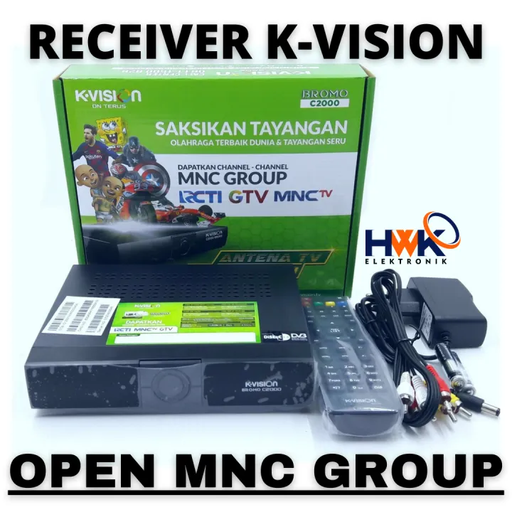 Receiver KVision bromo c2000 MNC grup sudah di program dan aktivasi
