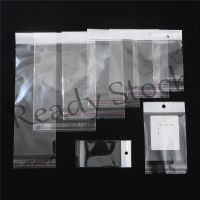 【hot sale】 ✶ஐ✜ B41 100 Transparent Self-Adhesive Sealed Plastic Storage Bags Polypropylene OPP Bags With Hanging Holes Retail Packaging