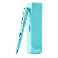 0.38MM Ink Sac Fountain Pen Calligraphy Positive Posture with Pen Box Calligraphy and Ink Pen Supplies