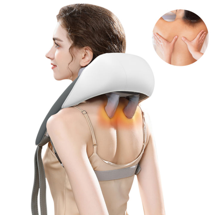 Electrical Shiatsu Back Neck Shoulder Body Massager Simulate Human Hand  Grasping and Kneading Pain Relief Deep Tissue