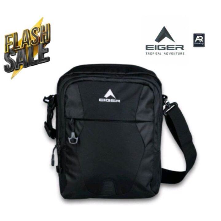 Eiger Octopus 1.0 2F Shoulder Bag Black Lazada Indonesia
