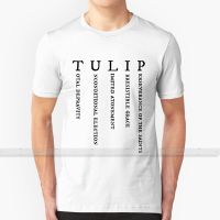 Tulip V.1 Custom Design Print For Men Women Cotton New Cool Tee T   Shirt Big Size 6XL Tulip Calvin John Calvin Calvinism XS-6XL