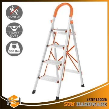 Metro Metals Aluuminium Platform Ladder (4 Stap) : : Home  Improvement