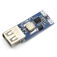 USB โมดูล Step-Down ที่ชาร์จแบตในรถเอาต์พุต3A โมดูลแหล่งจ่ายไฟแบบ Step-Down DC-DC 7.5V-9V/12V/24V ถึง5V