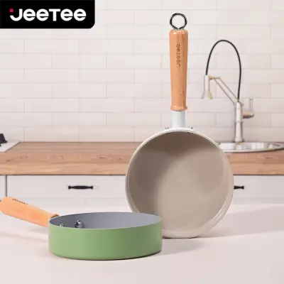 JEETEE 16CM Mini frying pan Non Stick Egg Frying Pan Suitable for Induction & Gas Stove