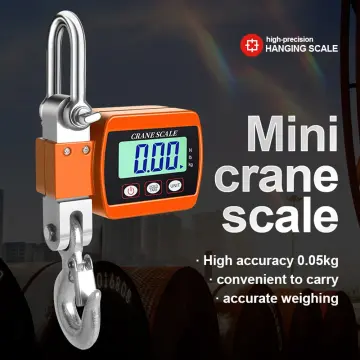 LCD Digital Crane Scale Heavy Duty Hanging Scale Weight Measure 500KG  1000LB