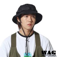 COD DSFDGESERRRRR WAG Hat Ready Stock Cotton Bucket Hat Man Women Outdoor Sun Fisherman Beach Hat Jungle Hiking Boonie Hat Topi Lelaki Perempuan