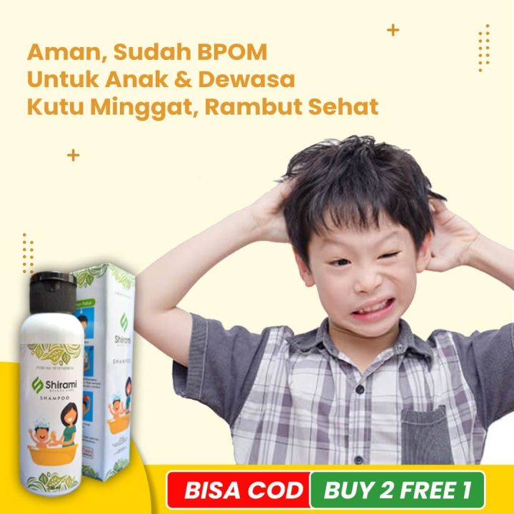 Shampoo Sampo SHIRAMI Obat Anti Kutu Rambut Dan Telornya Untuk Anak Dan ...