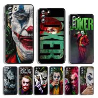 Happy Face Joker เคสโทรศัพท์สำหรับ Samsung Galaxy S23 S21 S22 S20 FE S10e พิเศษ S10 S9 S8 Plus Lite ที่ครอบสีดำ