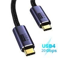 Nku USB4 Thunderbolt 3 20Gbps SuperSpeed Type-C Data Cable 5A 100W PD Fast Charging Data Sync Cable for Laptop Macbook IPad Pro Cables Converters