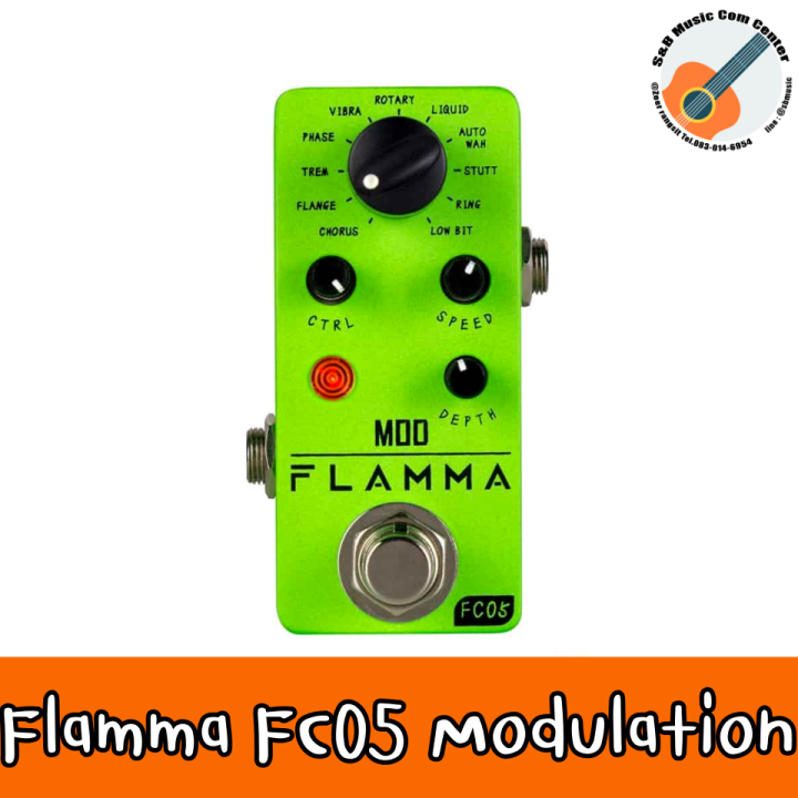 เอฟเฟคกีตาร์ Flamma FC05 Modulation Effects Pedal | Lazada.co.th