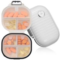 tdfj 2 Pcs Medicine Organizer Suitcase Silica Gel Pharmacy