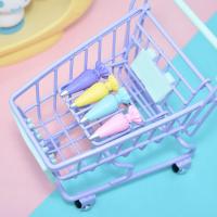 ของเล่นเรซิ่น Dollhouse อุปกรณ์เสริม Mini 10Pcs Miniature Pastry Cream Bag Design Models Dollhouse Accessories