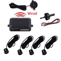 4 or 8 Car Parking Sensor Kit Buzzer 22mm  Reverse Backup Radar Sound Alert Indicator Probe System 12V  for BMW E39 Ford Focus 2 Alarm Systems  Access