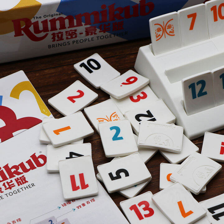 Genuine board game Ramikub Israeli Mahjong rummikub family parentchild