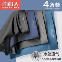 【CW】 Boxers for Men Calzoncillos Hombre Mens Silk Seamless Briefs Underpants Size L-6XL Shorts Bokserki Panties