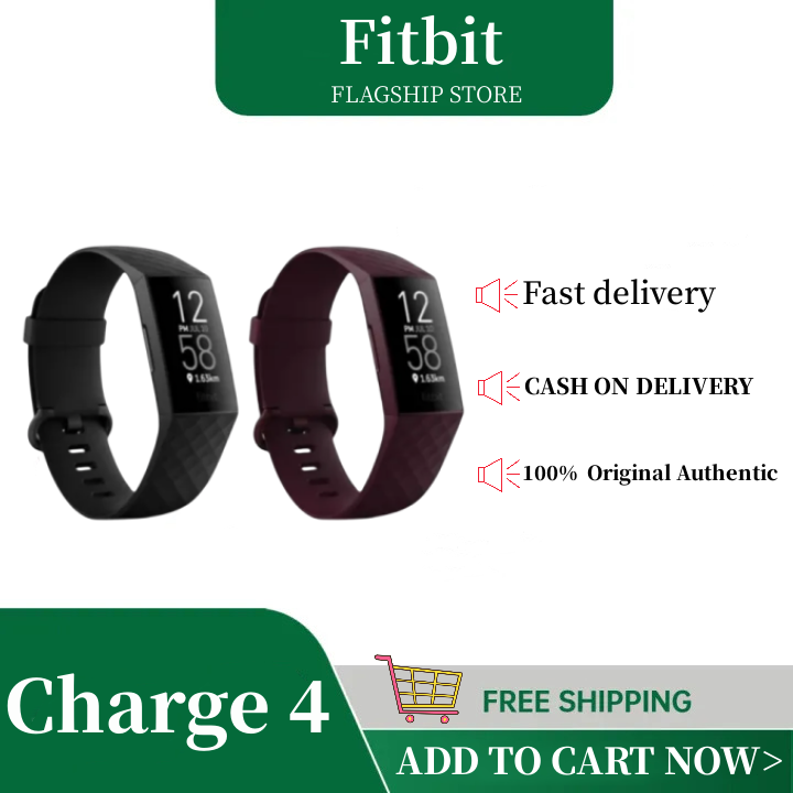 Fitbit Charge 4 / Charge 3 / Charge 2 Health and Fitness Tracker Watch with Sleep Monitor, Pedometer, Display, Rate and Calorie Men And Women Couple | Lazada PH