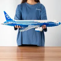 สายการบินโบอิ้ง787 Dreamliner บล็อกตัวต่อเครื่องบินโดยสารสุดสร้างสรรค์สำหรับเครื่องบินขนส่งเครื่องบินโดยสารสำหรับเด็ก