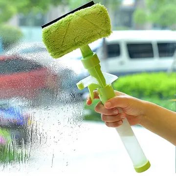 Window Squeegee Cleaner 38 Extendable Long Handle Car Cleaning Window Glass