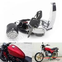 Motorbike Ignition Switch Steering Lock Keys Fuel Tank Cap Cover Set For Honda CB125 CB450 CB650 CB750 CB900 GL500 GL650 VF500F